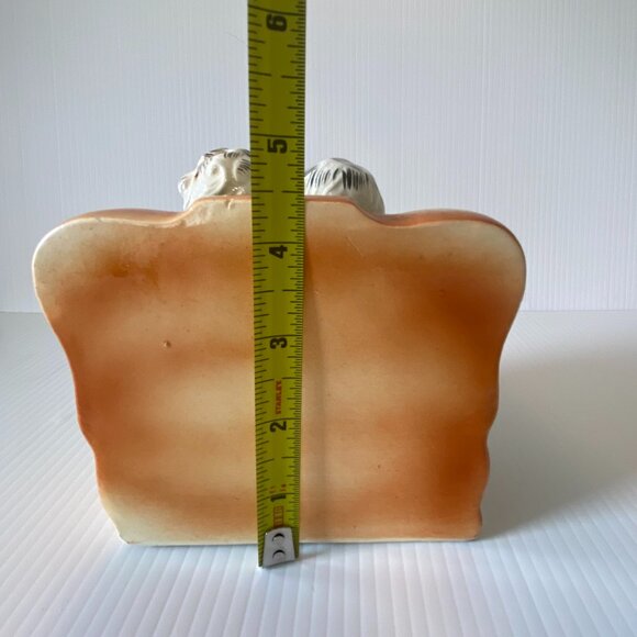 Santa and Mrs. Claus on Couch ~ Coin Bank ~ Vintage ~ Ceramic ~ Japan - Picture 9 of 11